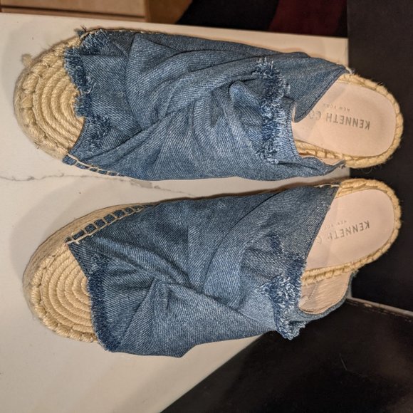 Kenneth Cole Blue Denim Espadrille US9 - Picture 4 of 6